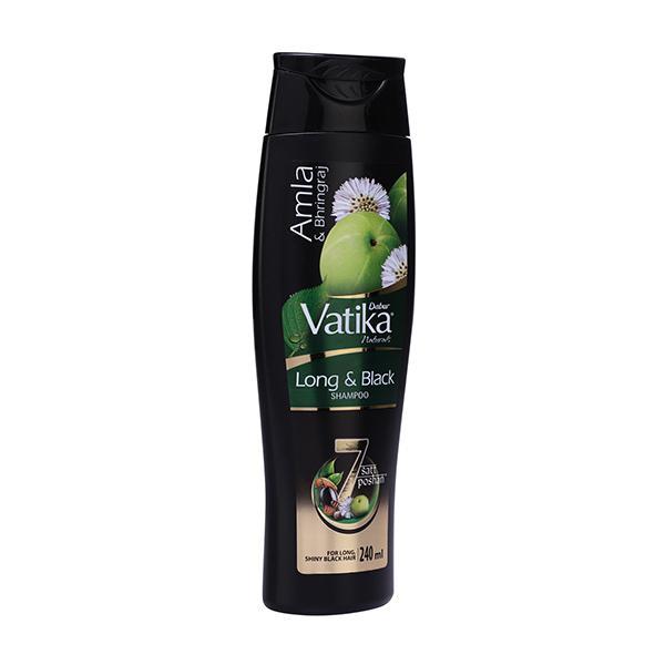 Dabur Vatika Long & Black Shampoo - Amla & Bhringraj 240 ml - Shampoos
