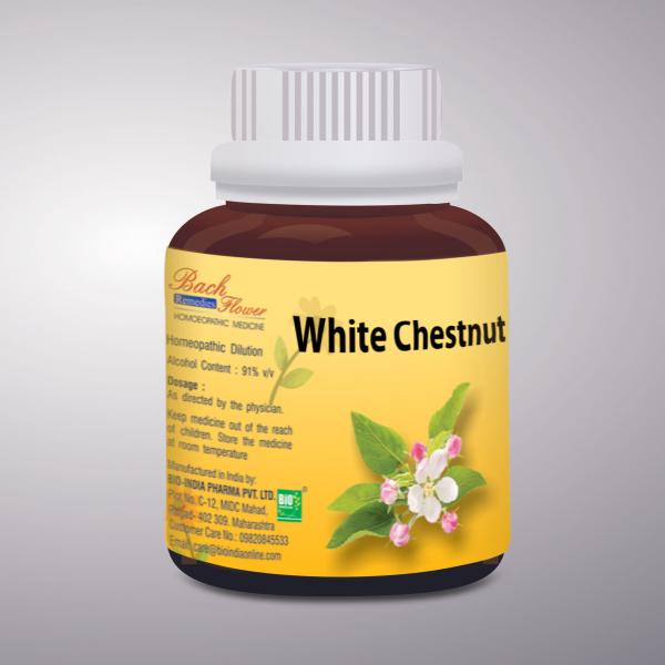 Bio-India's Bach Flower - White Chestnut 100 ml - Speciality Medicine