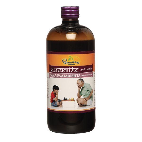 Netmeds | Shree Dhootapapeshwar Saraswatarishta Tonic 450 ml