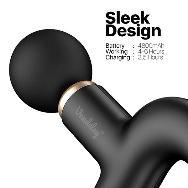 Vandelay Torrent Deep Tissue Massage Gun - Black - Massagers