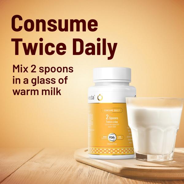 Gynoveda Ayurvedic Multi Vitamin Malt Powder - Ragi & Jaggery Chocolate (Pack of 2 x 250 gm) 1's - Herbal Dietary Supplement