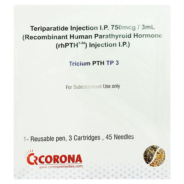 Tricium Pth Tp3 250mcg Injection 1'S - Osteoporosis-Age