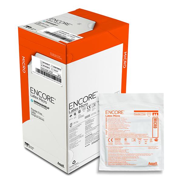Netmeds | Ansell Encore Latex Micro Powder Free Surgical Gloves Pair (8) 50's