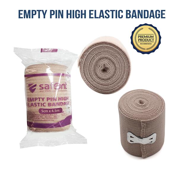 Safent Empty Pin High Elastic Bandage (5 cm X 4.5 m) - Bandages
