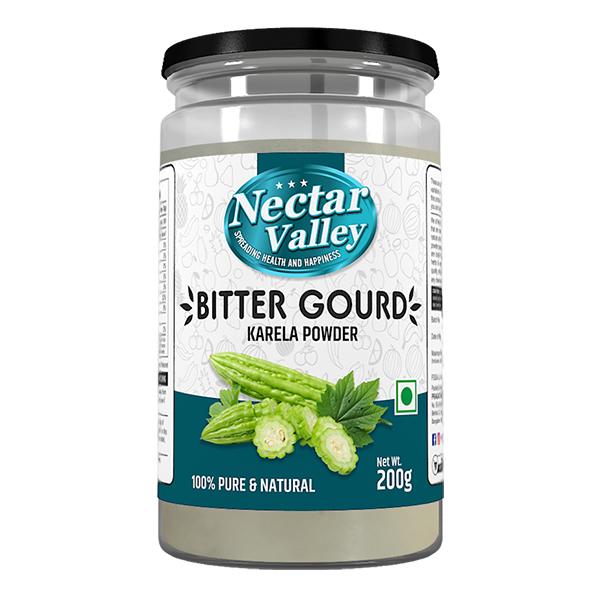 Nectar Valley Bitter Gourd Karela Powder 250 gm - Herbal Dietary Supplement