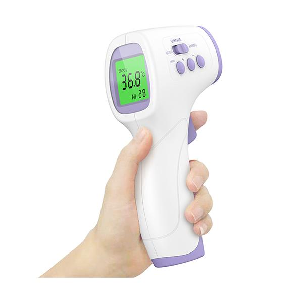 Shenzhen Hezhizhou Non-Contact Infrared Thermometer (HT-668) - White - Health Monitors And Equipment