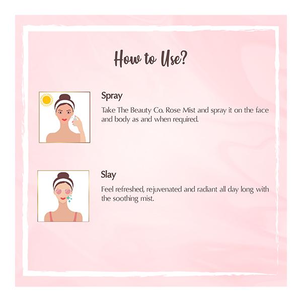 The Beauty Co. Facial Mist - Rose 100 ml - Face Mists