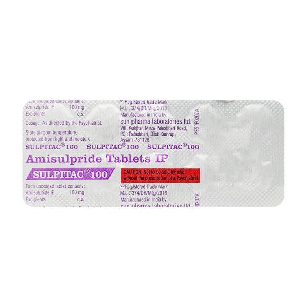 Netmeds | Sulpitac 100mg Tablet 10'S