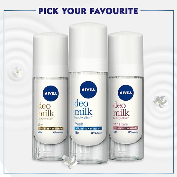 NIVEA Deomillk Fresh Deodorant Spray 40 ml - Perfumes (Edt/Edp)
