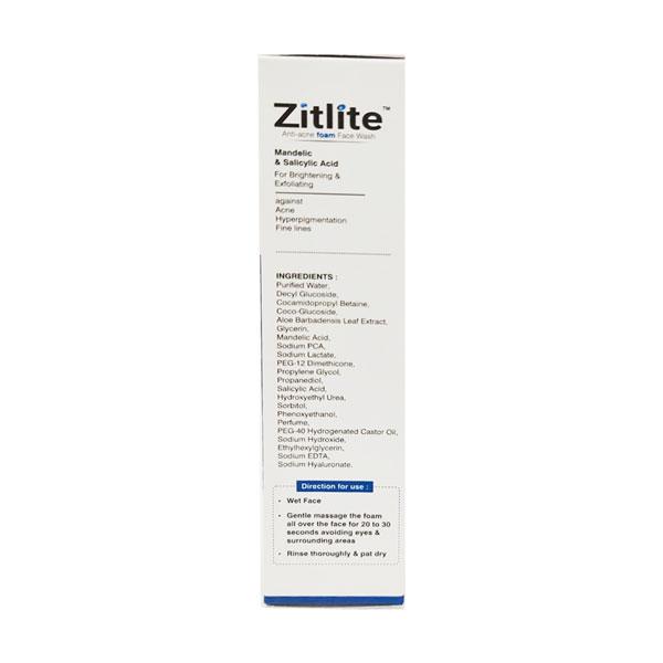 ZITLITE ANTI ACNE FOAM Face Wash 60ml - Acne-Acn