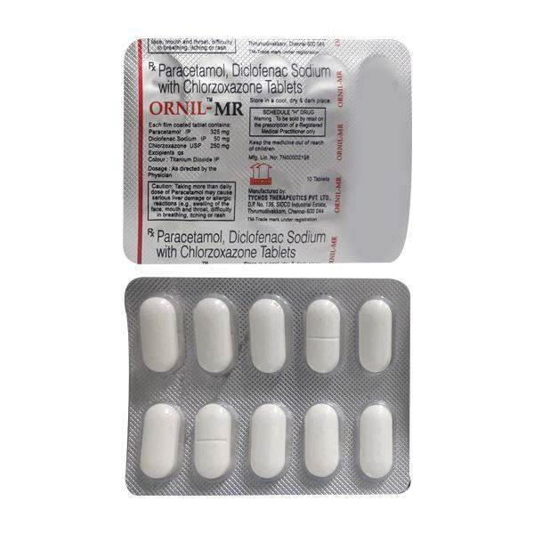 Ornil MR Tablet 10'S - Pain relief-Nsa