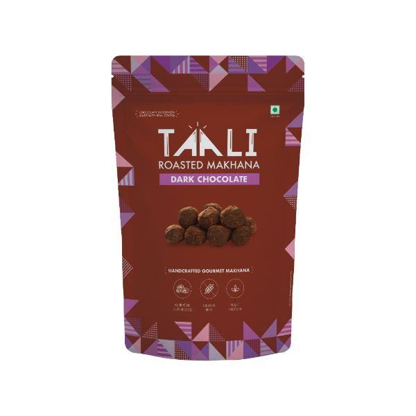Taali Roasted Makhana - Dark Chocolate 75 gm - Nutritional Bars