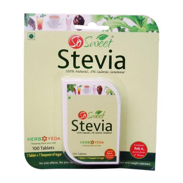 Netmeds | So Sweet 100% Natural 0% Calories Sweetener Stevia Tablets 200's