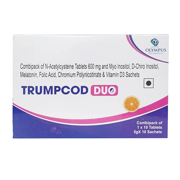TRUMPCOD DUO Combipack (10 TAB+10 SACHET)1's - Supplements-Sup