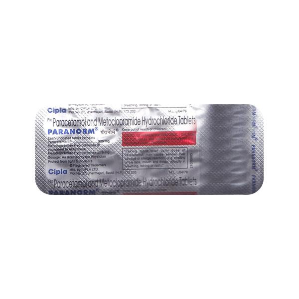 Paranorm Tablet 10'S