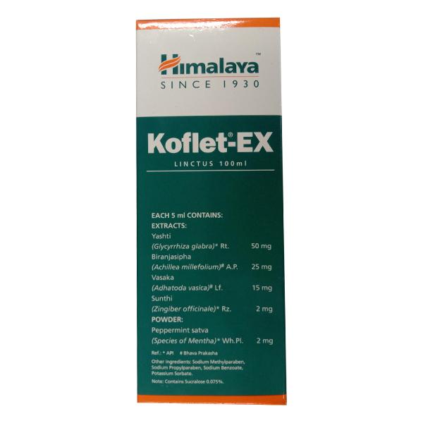 Himalaya Koflet-Ex Linctus 100 ml - Cough & Cold (Ayush)