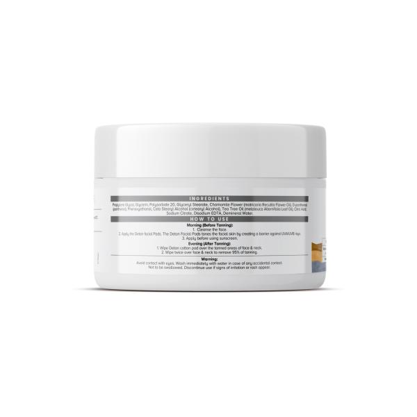 CGG Cosmetics De-Tan Clear Complexion Facial Pads- for All Skin Types 50 gm - Cotton Balls