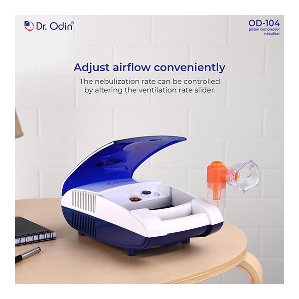 Dr. Odin Piston Compressor Nebulizer (OD-104) - Nebulizers / Vaporizer