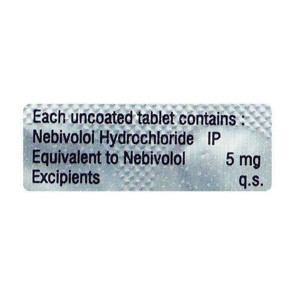 NEBIRITE 5 Tablet 10's - Hypertension-Bet