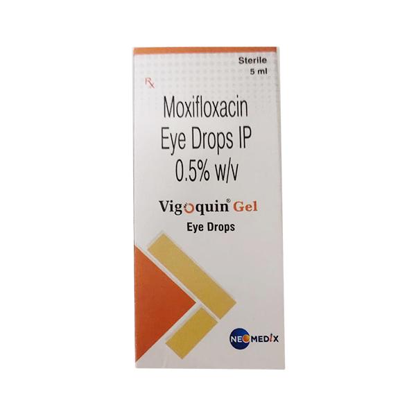 VIGOQUIN Gel Eye Drops 5ml - Eye Infections-Eaa