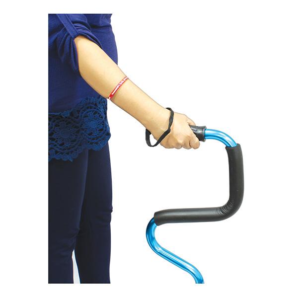 Entros Height Adjustable Aluminum Stick (921L) - Wheelchairs & Walking Sticks