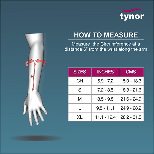 Tynor Wrist and Forearm Splint Left (L) (E 03) - Hand/Wrist Supports