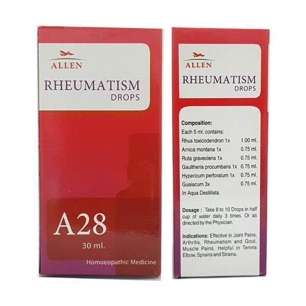 Netmeds | Allen A28 Rheumatism Care Drops 30 ml