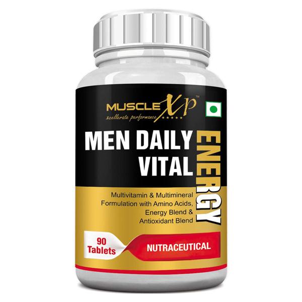 MuscleXP Men Sports Daily Vital Energy Tablet 90's - Workout Essentials