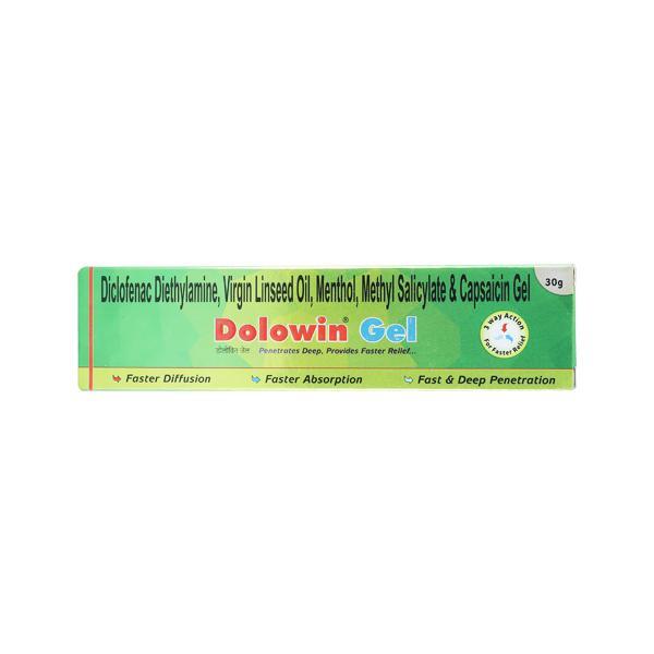 Dolowin 1.16% Gel 30gm - Pain relief-Nsa