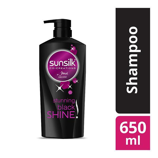 Sunsilk Co-Creations Stunning Black Shine Shampoo 650 ml - Shampoos