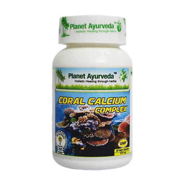 Planet Ayurveda Coral Calcium Complex Capsules 60's - Speciality Medicines