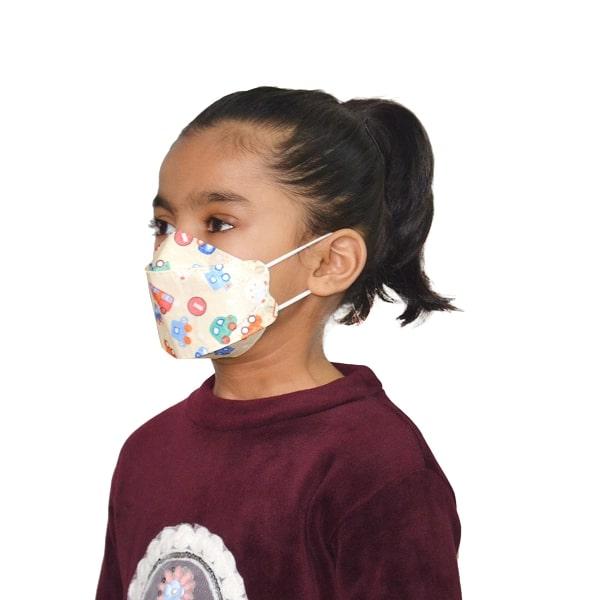 Advind Smog Guard N95 For 4-12 Years Kids Face Mask - Car Printed Design 1's - Face Mask