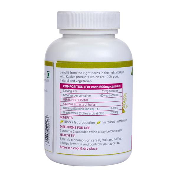 Kapiva Garcinia + Slimming Capsules 60's - Speciality Medicines