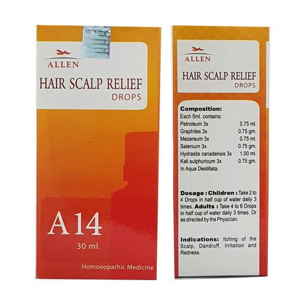 Netmeds | Allen A14 Hair Scalp Relief Drops 30 ml