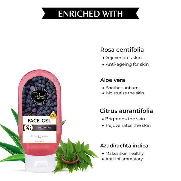 Palmist Skin Care Face Gel - Red Wine 100 gm - Face Gels