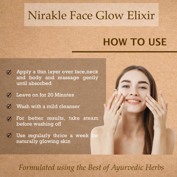 Nirakle Manjishtadi Oil Face Glow Elixir 50 ml - Personal Care (Ayush)