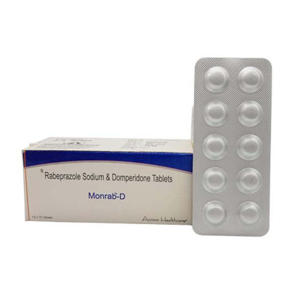 MONRAB D Tablet 10's - Ulcer/Reflux/Flatulence-Aaa