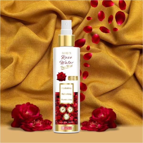 Netmeds | Lord's Rose Water Face Mist - Aloevera & Vitamin E 200 ml
