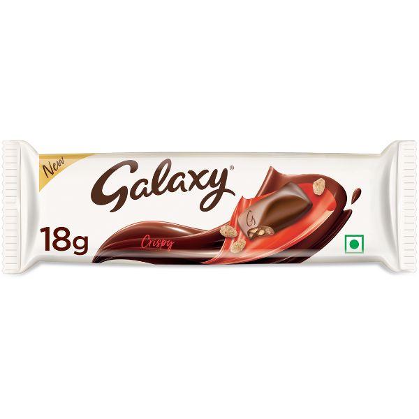 Galaxy Milk Chocolate Bar - Crispy 18 gm - Nutritional Bars