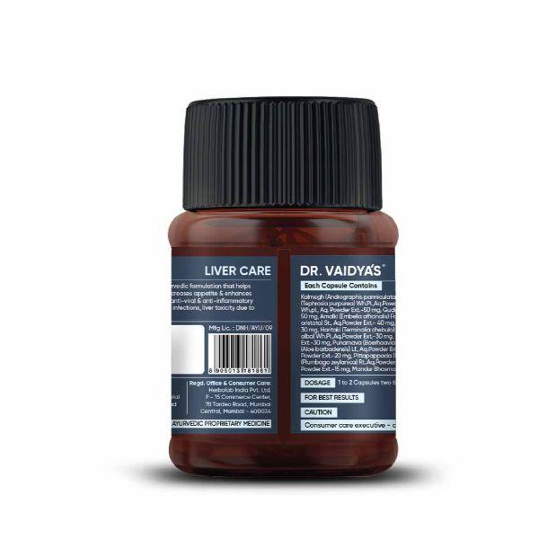 Dr. Vaidya's Liver Care Capsule (Pack of 2 x 30's) - Speciality Medicines