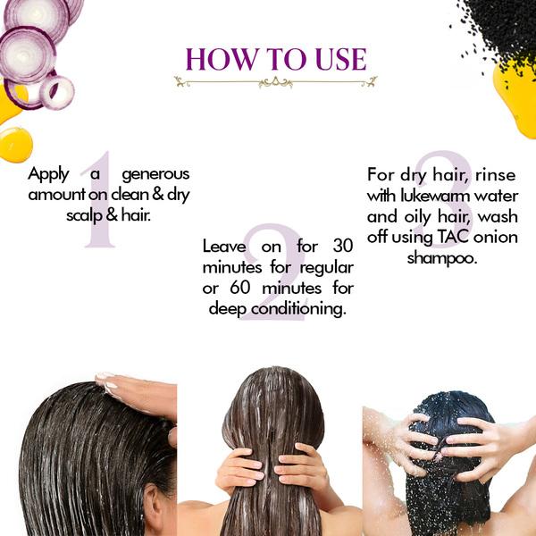 TAC The Ayurveda Co. Onion Hair Mask 200 gm - Personal Care (Ayush)