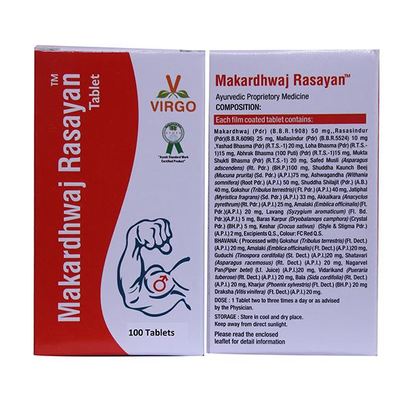 Netmeds | Virgo Makardhwaj Rasayan Tablet 100's