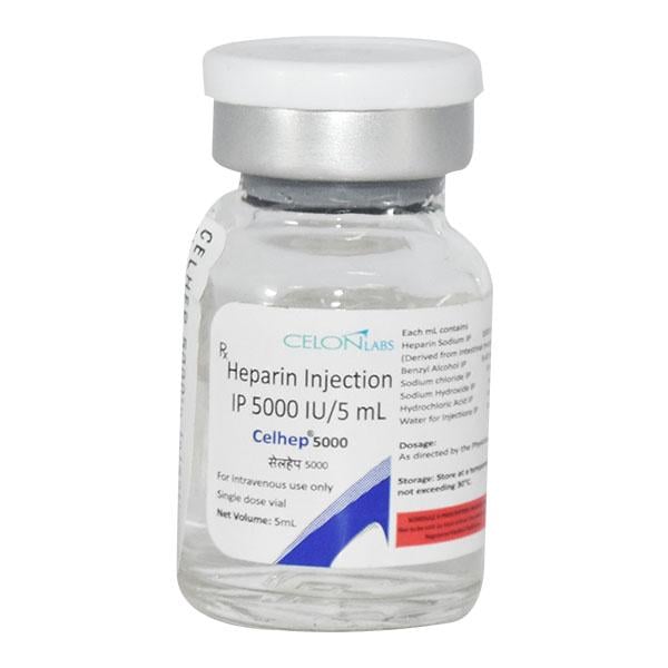 CELHEP 5000iu Injection 5ml - Blood Clot-Ant