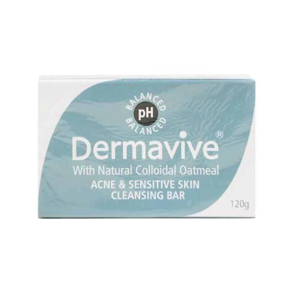 DERMAVIVE ACNE & SENSITIVE SKIN Cleansing Bar 120gm - Cleanser-Oth