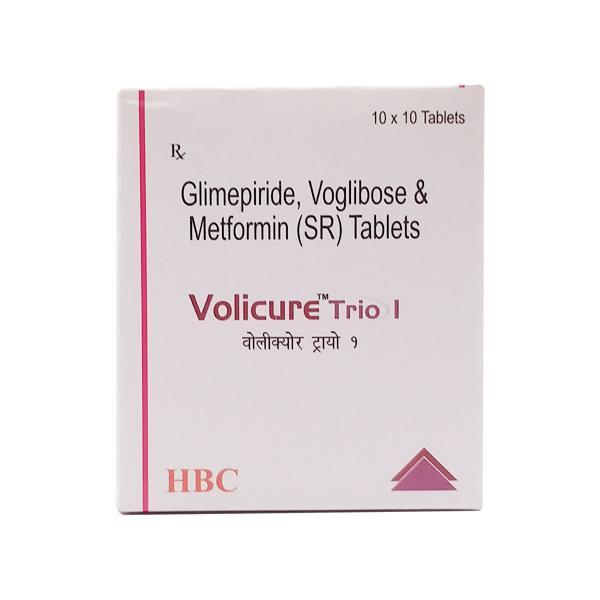 Volicure Trio 1 Tablet 10'S - Diabetes-Ant