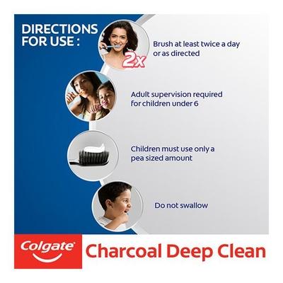 Colgate Total Charcoal Deep Clean Toothpaste 120 gm - Toothpaste
