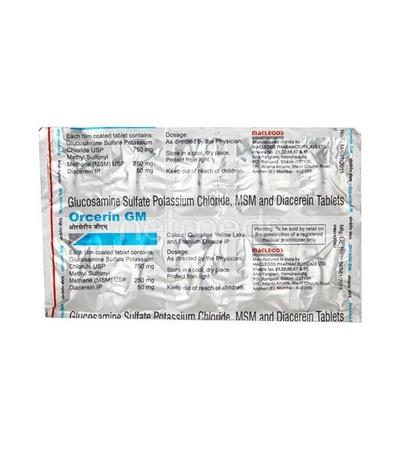 Orcerin GM Tablet 10'S - Arthritis-Oth
