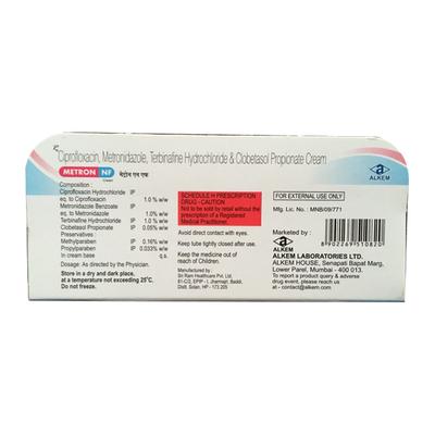 METRON NF Cream 15gm - Skin Infections-Toc