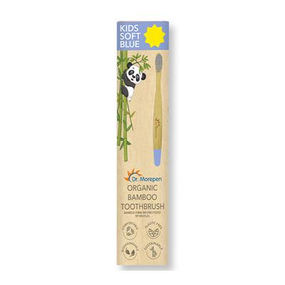 Dr.Morepen Organic Bamboo Kids Blue Toothbrush - Soft 1's - Toothbrushes
