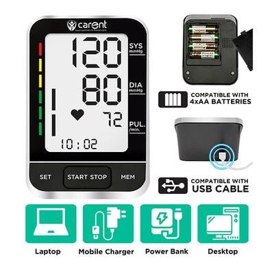 Carent Arm Blood Pressure Monitor (B51) - Blood Glucose Monitors/Strips